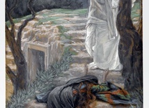 Scena spotkania Jezusa z Marią Magdaleną