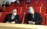 Prof. Marek Jabłonowski (z prawej) i Jan Banaszak mówili o COP i jego budowniczych.