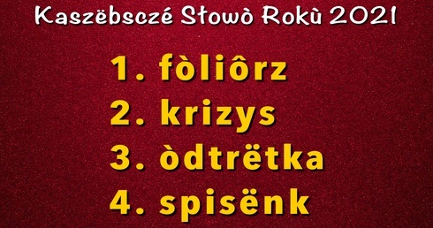 Głosuj na Kaszubskie Słowo Roku 2021 - są kandydatury