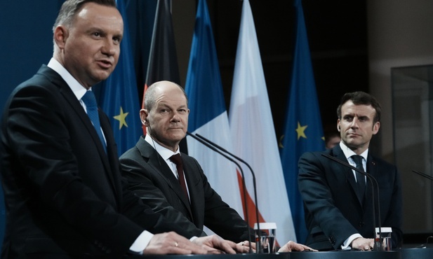 Duda, Macron i Scholz: naszym celem jest uniknięcie wojny 