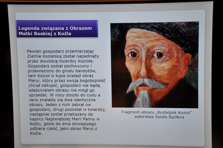 Cudowny obraz w kozielskim muzeum