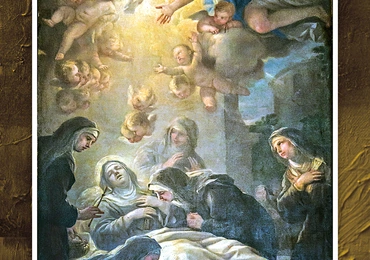 Luca Giordano
Śmierć św. Scholastyki 
olej na płótnie, 1674
kościół Santa Giustina, Padwa