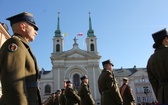 Powitanie bp. Lechowicza przez Kompanię Reprezentacyjną Wojska Polskiego [GALERIA ZDJĘĆ]