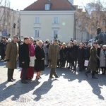 Powitanie bp. Lechowicza przez Kompanię Reprezentacyjną Wojska Polskiego [GALERIA ZDJĘĆ]