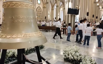 Dzwon z Polski „Głos Nienarodzonych” zabrzmiał w Ekwadorze