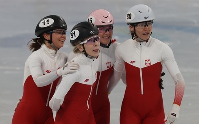 Polki drugie w finale B sztafet na 3000 m w short tracku