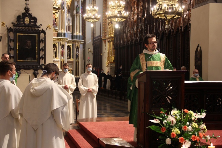 Msza św. na rozpoczęcie posługi nowego przeora dominikanów w Krakowie