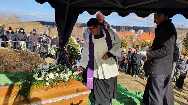 Pogrzeb Anny Mendelskiej zd. Kubik