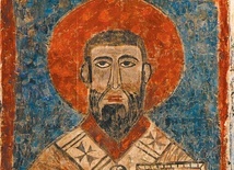 Święty Grzegorz – fresk z ormiańskiego kościoła  pw. Krzyża Świętego na wyspie Ahtamar.