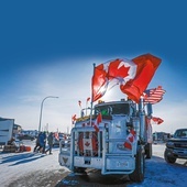 Główną rolę w kanadyjskim Konwoju Wolności odgrywali kierowcy ciężarówek.