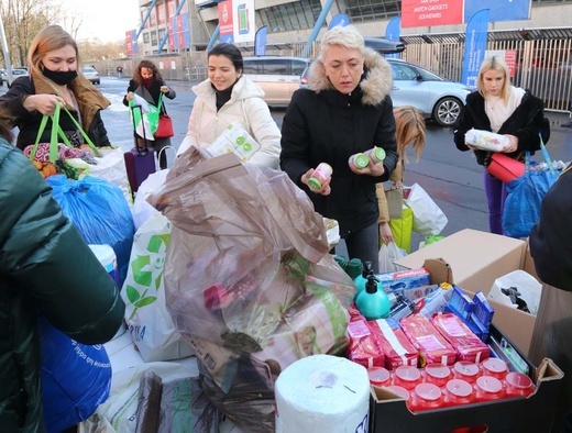 Zbiórka darów "Kraków dla Lwowa"