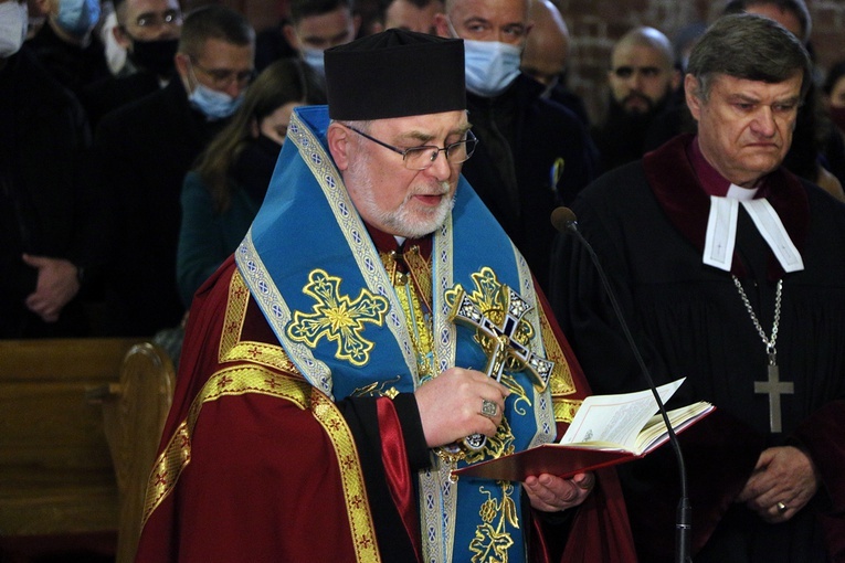 Ekumeniczna modlitwa o pokój na Ukrainie w katedrze greckokatolickiej