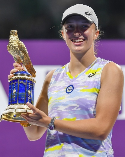 Iga Świątek z przesłaniem wsparcia dla Ukrainy