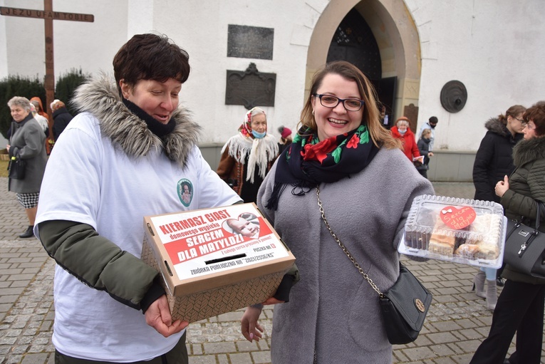 Ludźmierz. Matylda też jest na froncie