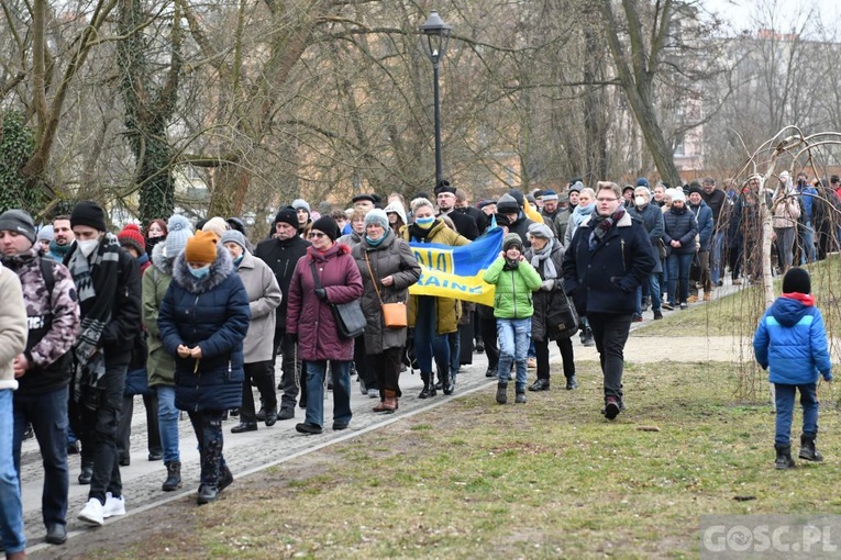 Gubin. Polsko-niemiecki różaniec w intencji pokoju na Ukrainie