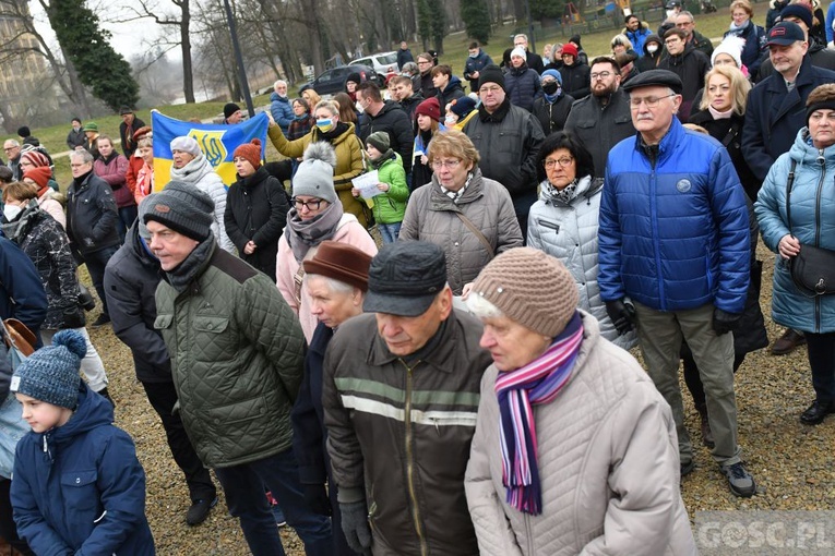 Gubin. Polsko-niemiecki różaniec w intencji pokoju na Ukrainie