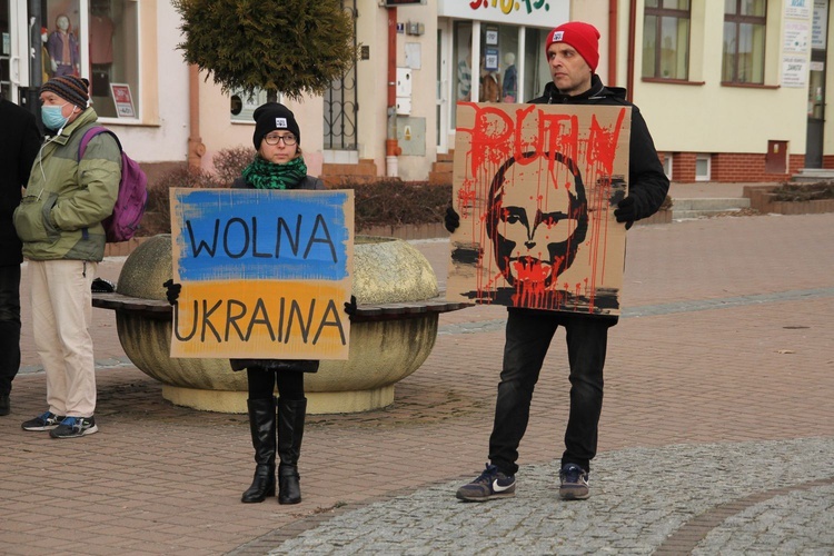 Manifestacja poparcia dla Ukrainy