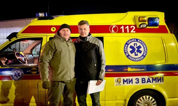 Ambulans z Bytomia już w Ukrainie