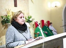 Ewa Bachta głosiła świadectwo w Latoszynie.