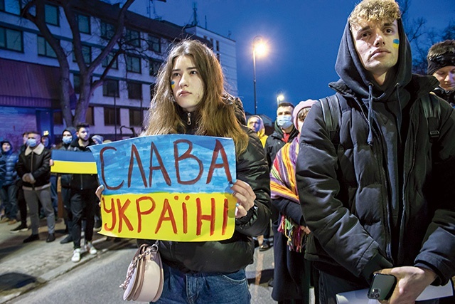 Protesty przeciwko agresji Rosji to tylko początek pomocy walczącym za naszą wschodnią granicą. 