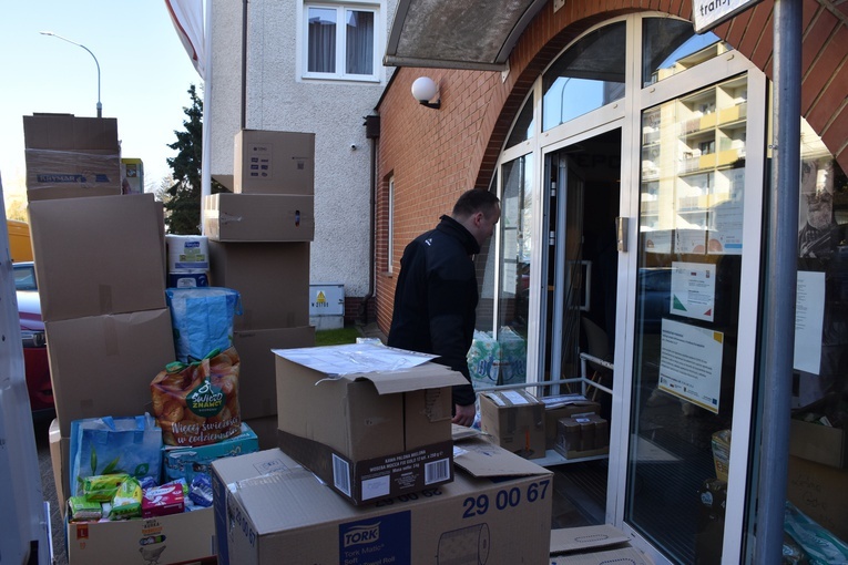 Pierwszy transport Caritas na Ukrainę