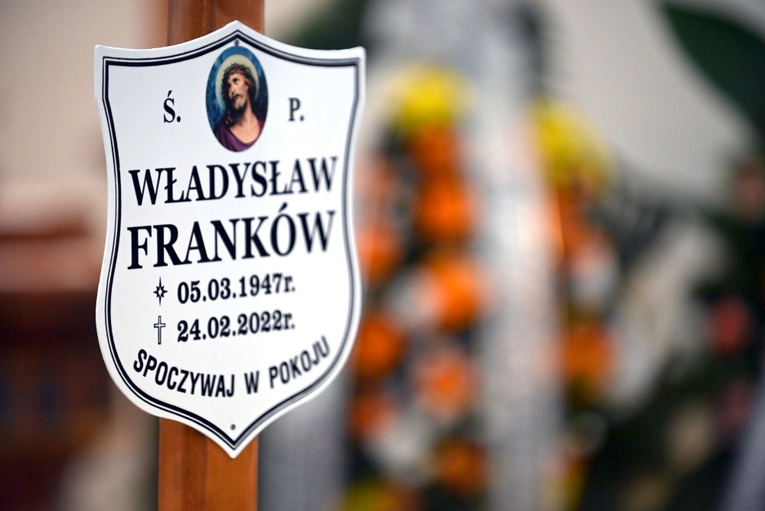 Uroczystości pogrzebowe śp. Władysława Franków