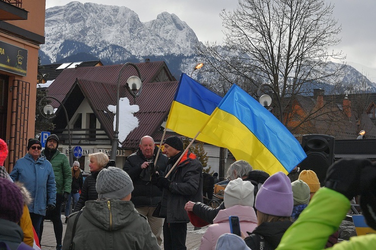 Zakopane. Jedność z Ukrainą