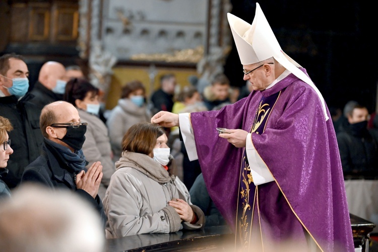 Środa Popielcowa w świdnickiej katedrze