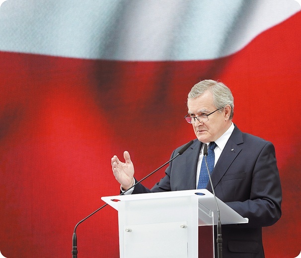 Prof. Piotr Gliński, wiceprezes Rady Ministrów, minister kultury i dziedzictwa narodowego.