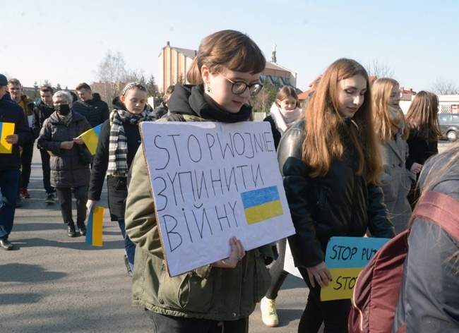 Modlitwa za Ukrainę i marsz poparcia