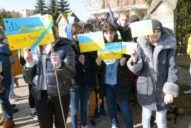 Modlitwa za Ukrainę i marsz poparcia