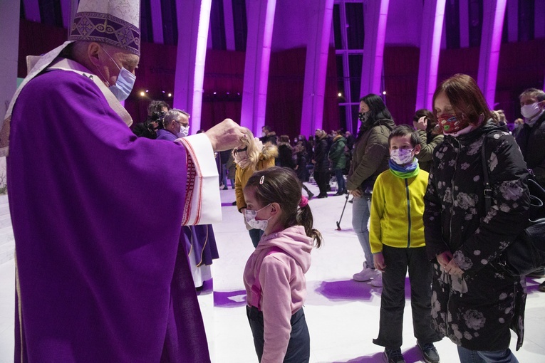 Środa Popielcowa w Świątyni Opatrzności Bożej