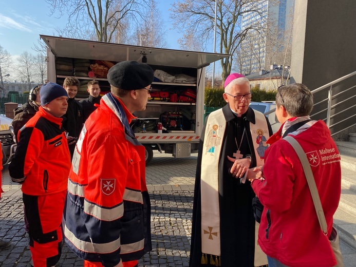 Harcerze i maltańczycy z misją medyczną