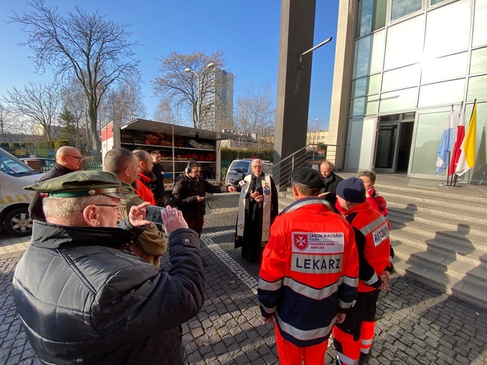 Harcerze i maltańczycy z misją medyczną