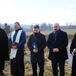 Instalacja upamiętniająca przybycie franciszkanów do Prudnika 170 lat temu