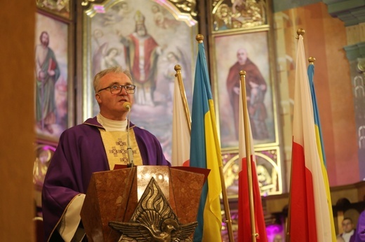 Międzyreligijny marsz i modlitwa o pokój na Ukrainie - w Bielsku-Białej. 