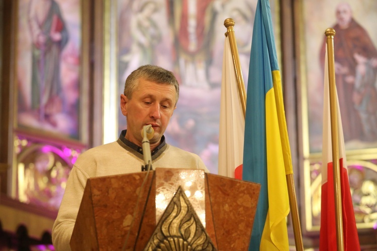 Międzyreligijny marsz i modlitwa o pokój na Ukrainie - w Bielsku-Białej. 