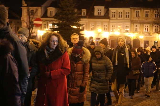 Międzyreligijny marsz i modlitwa o pokój na Ukrainie - w Bielsku-Białej. 