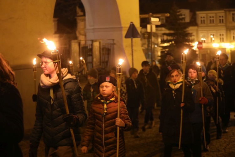 Międzyreligijny marsz i modlitwa o pokój na Ukrainie - w Bielsku-Białej. 