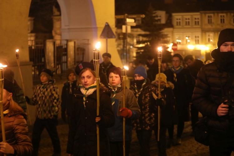 Międzyreligijny marsz i modlitwa o pokój na Ukrainie - w Bielsku-Białej. 