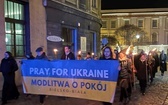 Międzyreligijny marsz i modlitwa o pokój na Ukrainie - w Bielsku-Białej. 