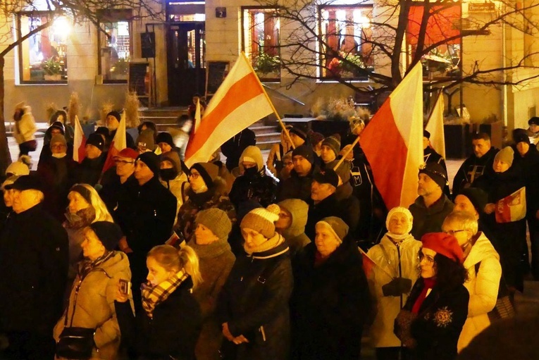 Międzyreligijny marsz i modlitwa o pokój na Ukrainie - w Bielsku-Białej - cz. 2