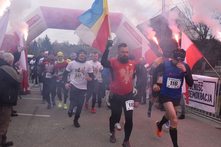 Uczestnicy biegu na 10 km.