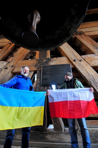 Dzwon Zygmunt dzwonił na znak solidarności z Ukrainą