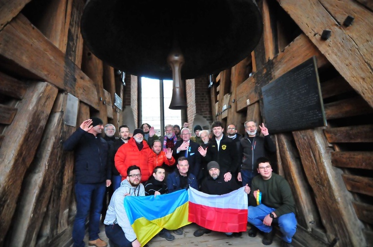 Dzwon Zygmunt dzwonił na znak solidarności z Ukrainą
