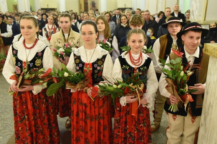 Bierzmowanie w Kamienicy.