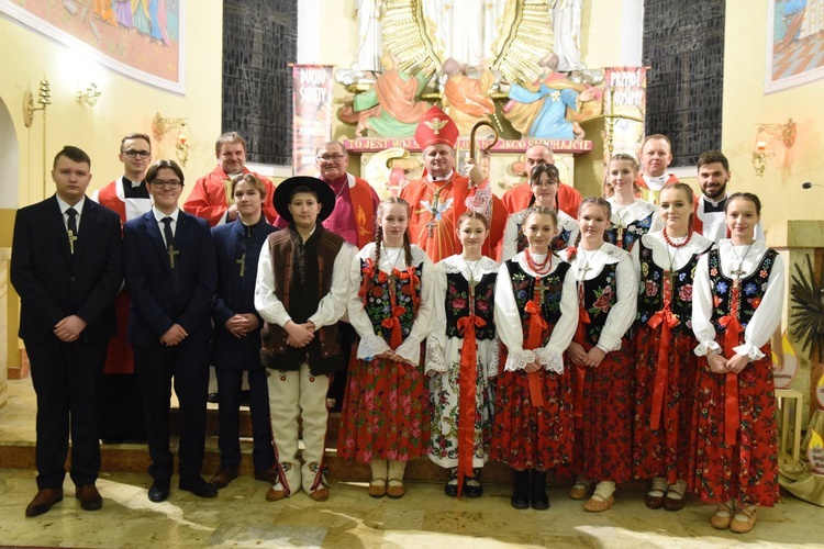 Bierzmowanie w Kamienicy