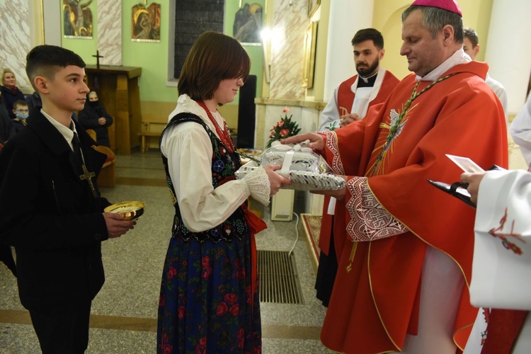 Bierzmowanie w Kamienicy