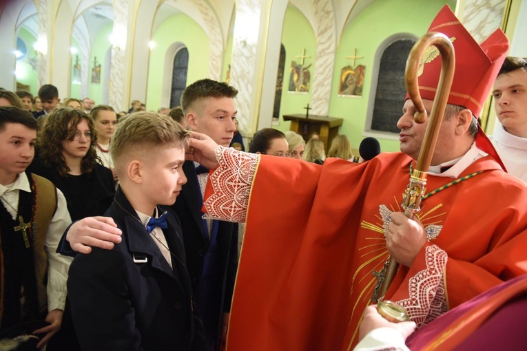 Bierzmowanie w Kamienicy