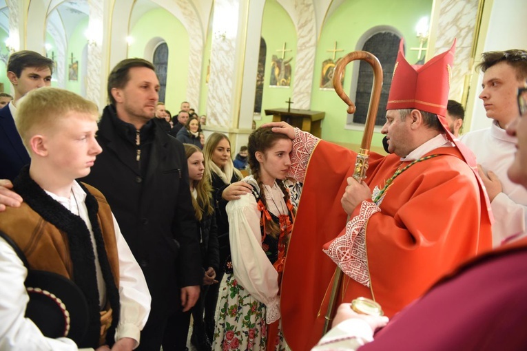 Bierzmowanie w Kamienicy